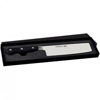 Faca 7 Nakiri Tramontina Sushi Gold em Aço Inox Preto