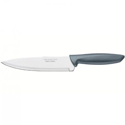 Faca 7 Chef Tramontina Plenus em Aço Inox Cinza