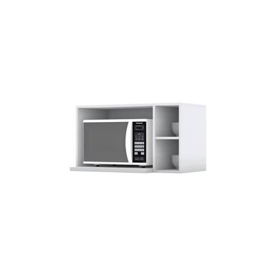 Armário Aéreo Para-Ondas 02 Nichos 80Cm Branco Hp