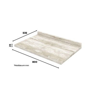 Tampo Para Balcão 80 Cm Henn Calcare