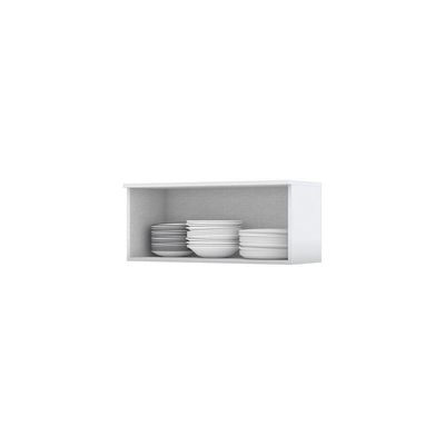 Armário Aéreo 01 Porta Basculante 80 Cm Americana Henn Branco