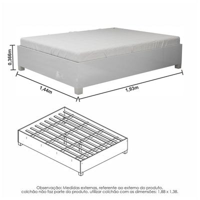Quarto Completo Casal Anjos Sapateira 2 Portas E Cama Branco