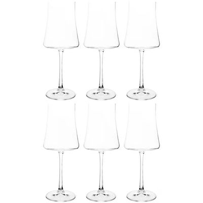 Conjunto de Taças para Vinho Tinto Xtra 460ml 6 Peças Bohemia Transparente