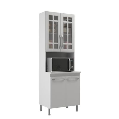 Torre Quente Modulada C/ Vidro Forno Viena 4 Portas Branco