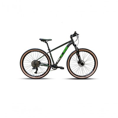 Bicicleta 29 Cubo K7 Grafite/ades Verde Branco
