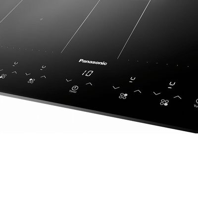 Cooktop de Indução Panasonic 4 Zonas Painel Touch Preto - KY-W648CLRPK 220V