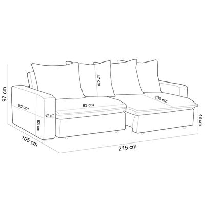 Sofá Retrátil Reclinável Para Sala de Estar Living 215cm Vêneto F04 Veludo Azul - Lyam Decor