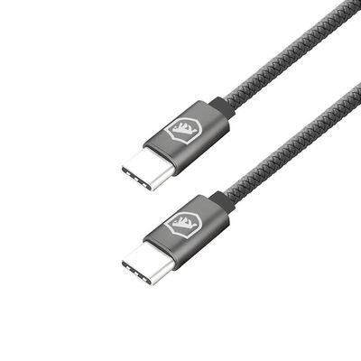 Cabo Symetric - Tipo C / Tipo C - 1,5M + Carregador Turbo Tipo C - Branco - Gshield