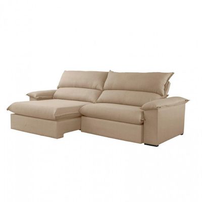 Sofá Filadélfia Linho 02 Módulos 90cm B25cm Meu Sofá Online A226 Linho Bege