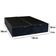 Cama Box Baú Casal Bipartido Suede Sereneprime Preto 138x188x44