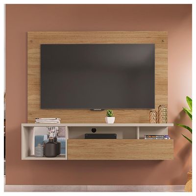 Painel Bancada Para Tv Até 55 Polegadas Black Marrom Caemmun