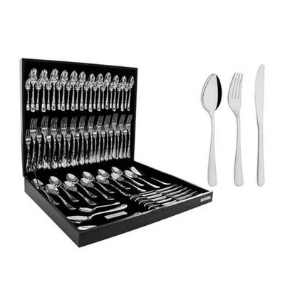 Faqueiro Tramontina Classic Inox c/ Estojo de Madeira - 76 Peças Inox