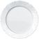 Conjunto de Pratos Rasos Duralex Pétala em Vidro 25,5 cm 24 Peças Branco