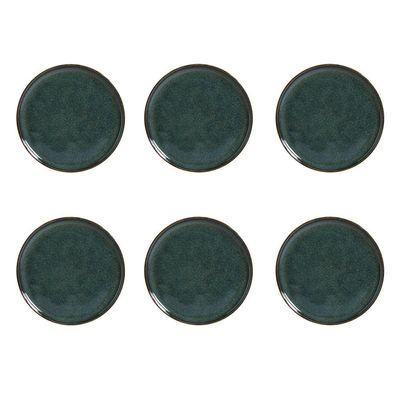 Conjunto de Prato de Pão Porto Brasil Bio Oceano 6 peças Azul