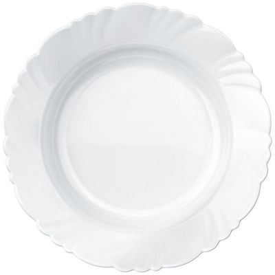 Conjunto de Pratos Fundos Duralex Pétala 23,5CM 24 Peças Branco