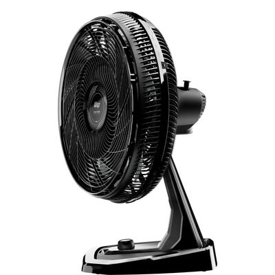 Ventilador de Mesa/Parede Wap Flow Turbo com 8 pás, 3 velocidades e 180W Preto e cinza / 220V