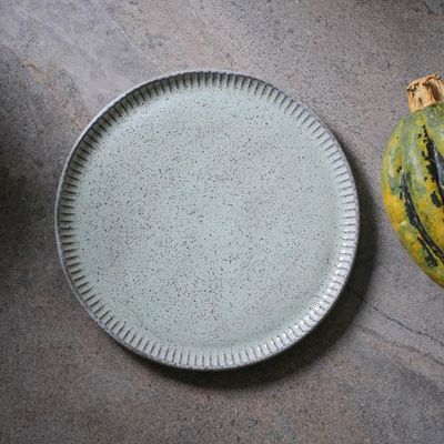 Conjunto de Pratos de Sobremesa Porto Brasil Linhas Pistache com 6 peças Verde