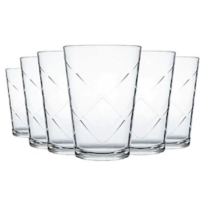 Conjunto de Copos Nadir Maracatu 280ml 6 Peças Transparente