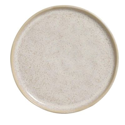 Conjunto de Prato de Pão Porto Brasil Bio Latte 6 peças Bege