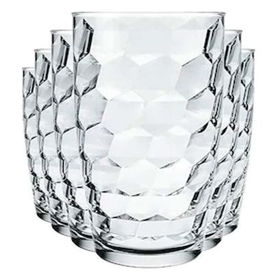 Conjunto de Copos Nadir Poema 300ml 6 Peças Transparente