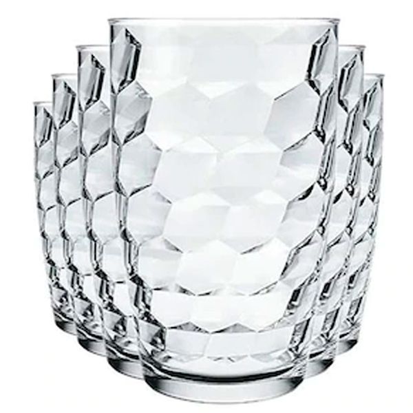Conjunto de Copos Nadir Poema 300ml 6 Peças Transparente