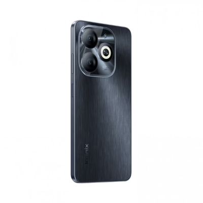 Smartphone Infinix Smart 8 Pro Até 8Gb de RAM 256GB, 50MP e 8MP, Bateria 5000mAh, Tela 6,6 HD+ 90Hz, Dual Chip Preto