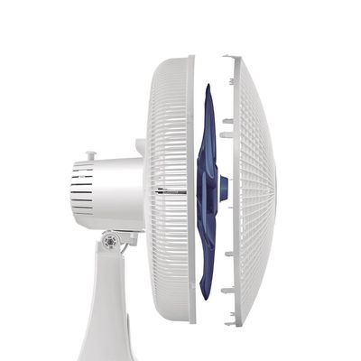 Ventilador de Mesa Mondial Maxis V30MXW 30cm com 6 pás, 3 velocidades e 50W Azul e Branco / 220V