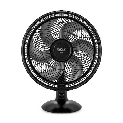 Ventilador de Coluna Britânia BVT466 Maxx Force 40cm com 3 Velocidades, 6 Pás e 160W Preto / 220V