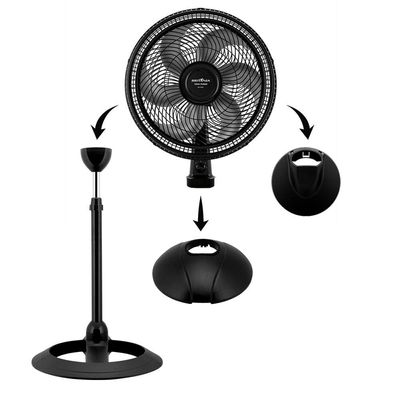 Ventilador de Coluna Britânia BVT466 Maxx Force 40cm com 3 Velocidades, 6 Pás e 160W Preto / 220V