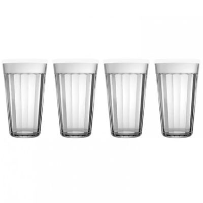 Conjunto de Copos Americanos Nadir 450 ml 4 peças Transparente