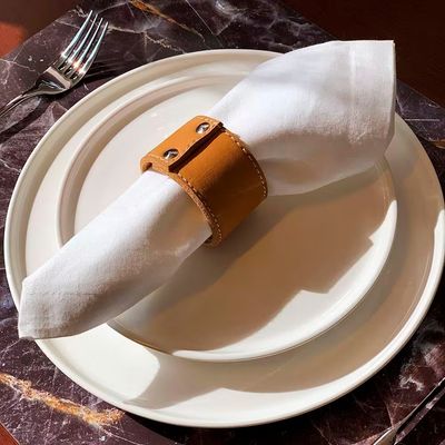 Conjunto de Guardanapos Wolff Mesa Ponto Ajour Luxo Off em Algodão 2 Peças Branco