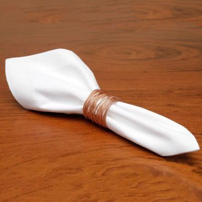 Conjunto de Guardanapos Wolff Mesa Ponto Ajour em Algodão - 2 Peças Branco
