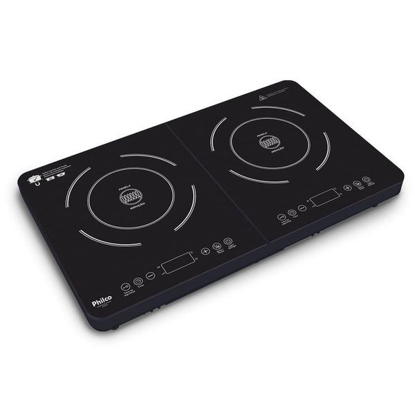 Cooktop Indução Philco Pct20p Portátil 2 Bocas 127v 110