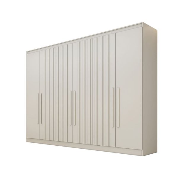 Guarda-Roupa Europa Mademarques Sicilia 2 Portas e 4 Gavetas 210cm Off White