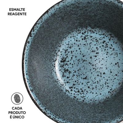 Conjunto de Cumbucas Porto Brasil Neo Night Sky 6 peças 370 ml Azul