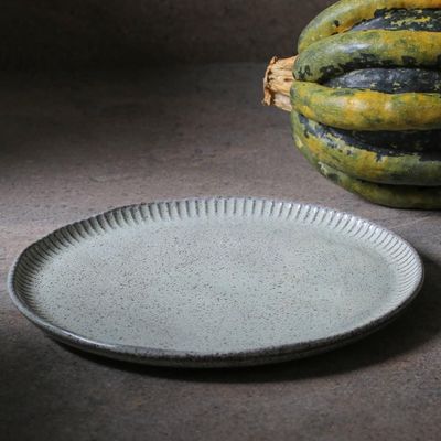 Conjunto de Pratos de Sobremesa Porto Brasil Linhas Pistache com 6 peças Verde