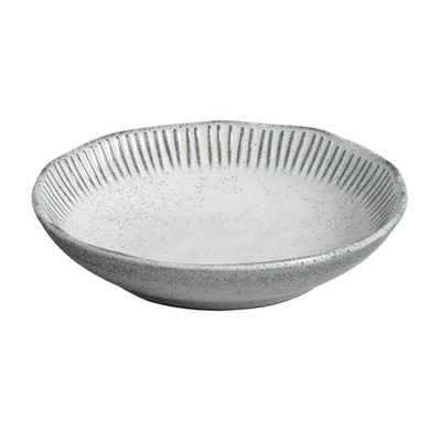 Conjunto de Pratos Fundos Porto Brasil Linhas Echo com 6 Peças Branco