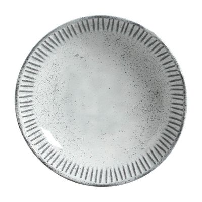 Conjunto de Pratos Fundos Porto Brasil Linhas Echo com 6 Peças Branco
