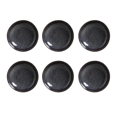 Conjunto de Pratos Fundos Porto Brasil Bio Titanium com 6 Peças Azul