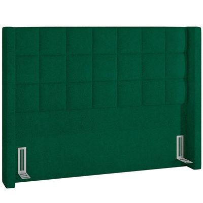 Cabeceira Cama Box Casal 160 cm P05 Paris Bouclê Verde - Lyam Decor