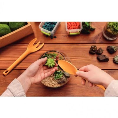 Conjunto de Ferramentas Plásticas para Jardinagem 3 Peças Tramontina Amarelo