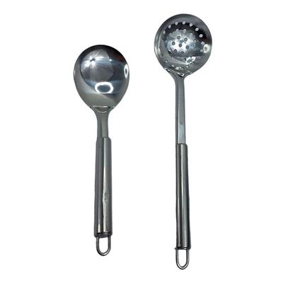 Kit Cozinha Espátula De Arroz E Concha Furada