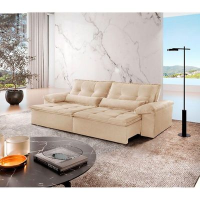 Sofá San Andreas Linho 2 Módulos 90 Cm B25cm Meu Sofá Online A294 Linho Creme
