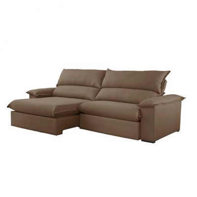 Sofá Filadélfia Veludo 02 Módulos 90cm B25cm Meu Sofá Online B016 Veludo Marrom