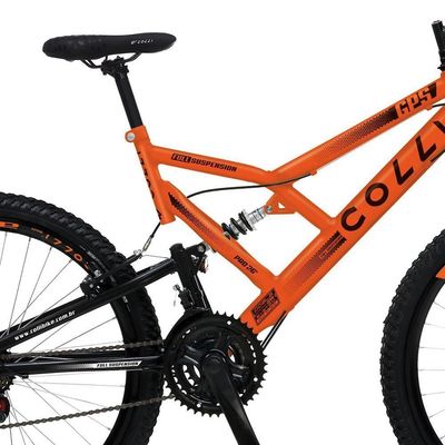 Bicicleta Colli 148/12 Aro-26 D.Suspensão 21 Marchas Laranja