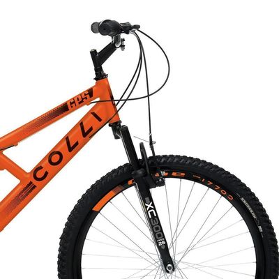 Bicicleta Colli 148/12 Aro-26 D.Suspensão 21 Marchas Laranja