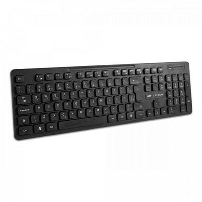 Kit Teclado + Mouse Sem Fio K-W20Bk Preto C3Tech