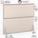 Cabeceira Box Casal King Com Tachas 195 Cm Suede Bege