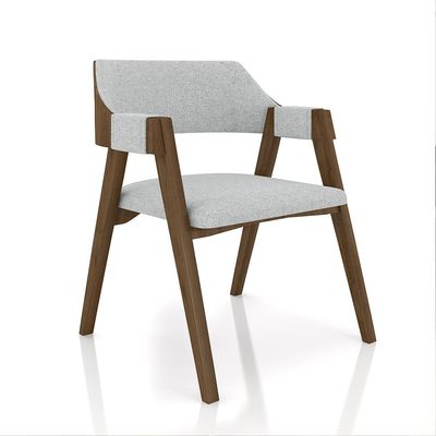 Conjunto Mesa de Jogos Carteado Bellagio Tampo Reversível Verde e 4 Cadeiras Madeira Poker Base Cone Linho Cinza/Nogueira G42 - Gran Belo