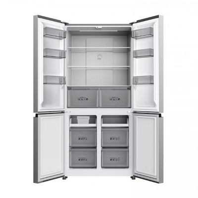 Geladeira TCL Multidoor C589CDN1 Frost Free, Twin Eco Inverter, Multi-zone, Painel Digital com 4 Portas - 589L Inox / 110V